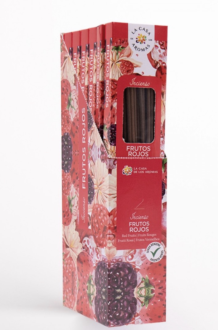 INCIENSO DE FRUTOS ROJOS LA CASA DE LOS AROMAS