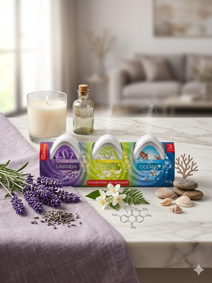 MINI AMBIENTADOR LAVANDA,JAZMIN BLANCO,OCÉANO